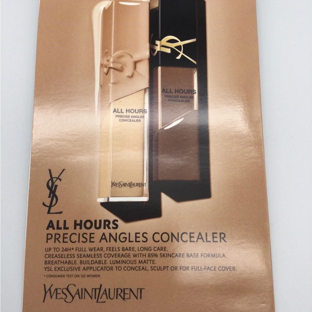 Yves Saint Laurent Pink Lipgloss and Concealer Sample bundle kit  new